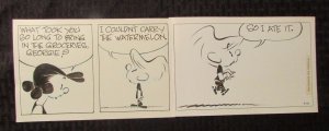 Late 80's Early 90's THE SMITH FAMILY Original Comic Strip Art 16.5x5.5 9/10