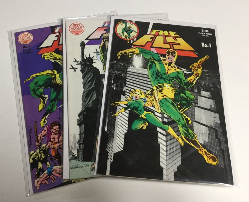 The Fly 1-3 1 2 3 Vf/Nm Very Fine/Near Mint 9.0 Red Circle Comics Group