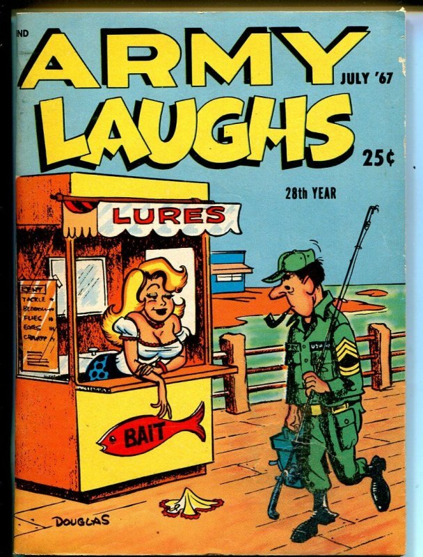 Army Laughs 7/1967-CrestwoodBill Wenzel-cartoons-gags-jokes-VF-