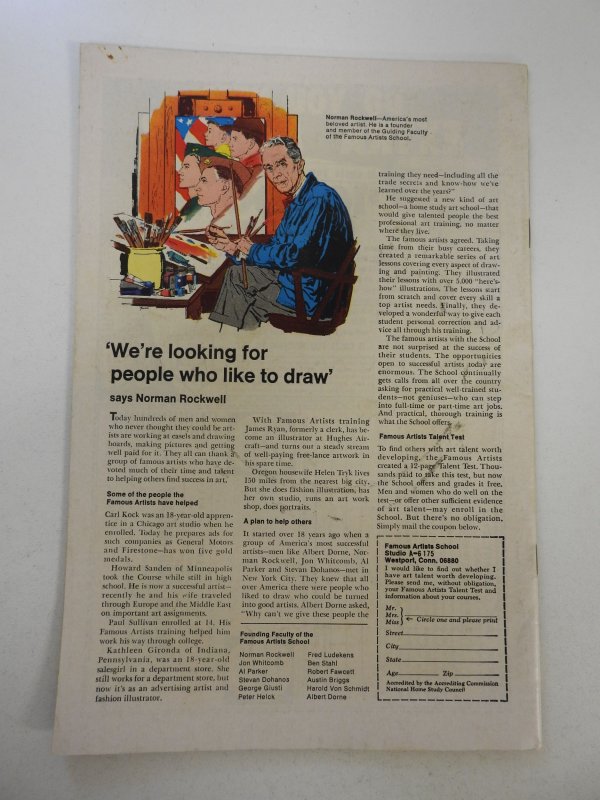 Thor #169 (1969) VG+ Condition moisture stains