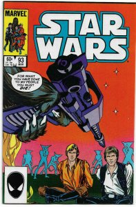 STAR WARS#93 VF/NM 1985 MARVEL COMICS