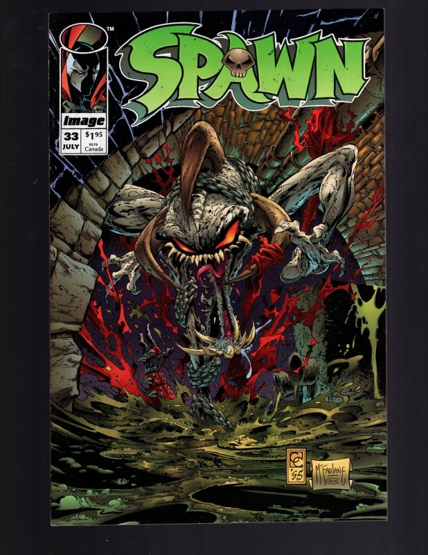 Spawn #33 (1995) VIOLATOR! 1st Appearance of FREAK! / MB#12