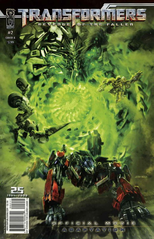 Transformers: Revenge of the Fallen Official Movie Adaptation #2A FN ; IDW