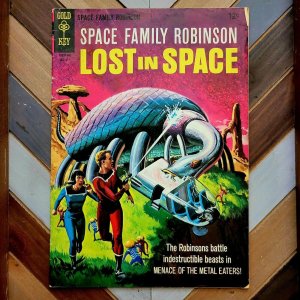 Space Family Robinson LOST IN SPACE #15 VG (Gold Key 1966) 12 cent METAL EATERS