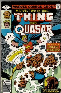 Marvel Two in One #53 VINTAGE 1979 Marvel Comics Thing / 2nd Quasar