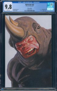 Wolverine #32 CGC 9.8 Alex Ross Timeless Rhino Virgin Variant Marvel 2023