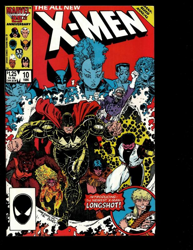 Lot of 10 Uncanny X-Men Marvel Comics '80 '81 '82 '83 '84 '85 '86 '87 '88(2) JF3