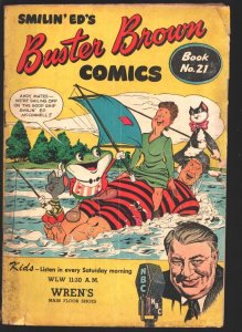 Buster Brown  #21 1950's-Jungle stories-G