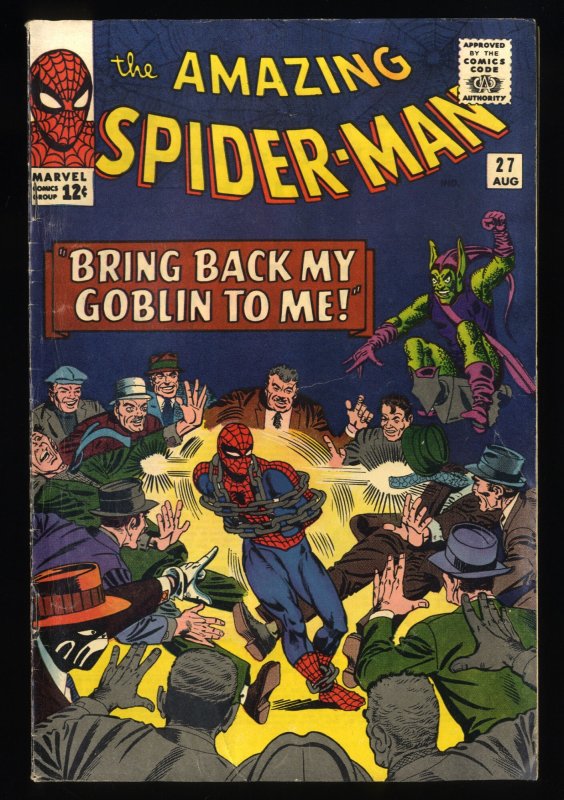 Amazing Spider-Man #27 FN- 5.5 Green Goblin!