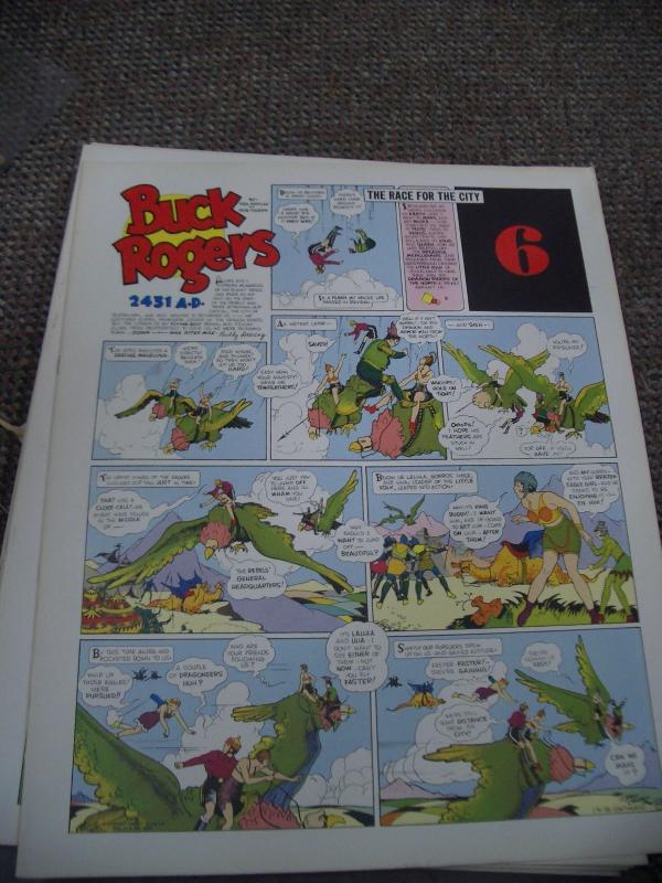 BUCK ROGERS #6-ITALIAN SUNDAY STRIP REPRINTS-CALKINS FN