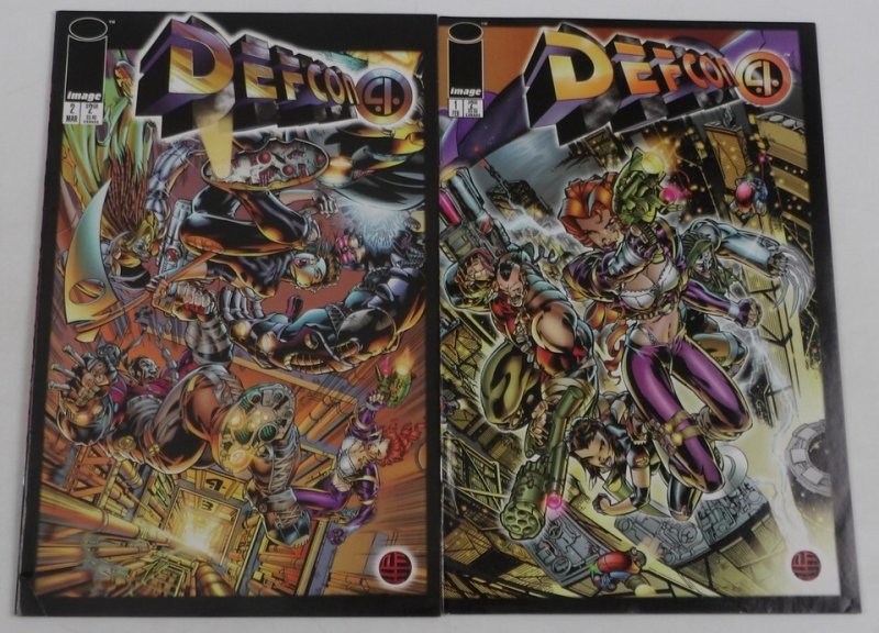 Defcon 4 #1-4 VF/NM complete series Mat Broome - Jeff Mariotte ; Image