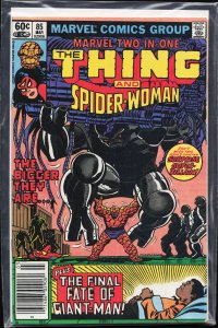 Marvel Two-in-One #85 (1982) The Thing