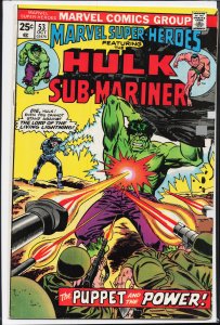 Marvel Super-Heroes #53 (1975) Hulk
