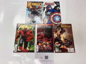 5 MARVEL comic books Avengers Initiative #2 Avengers #7 57 Dark Avenger 101 KM19