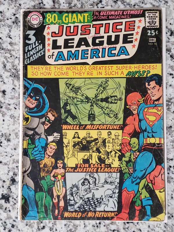 Justice league of America 58 lower grade