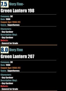 Green Lantern #198 207 (1986) Guy Gardner DC comic lot of 2