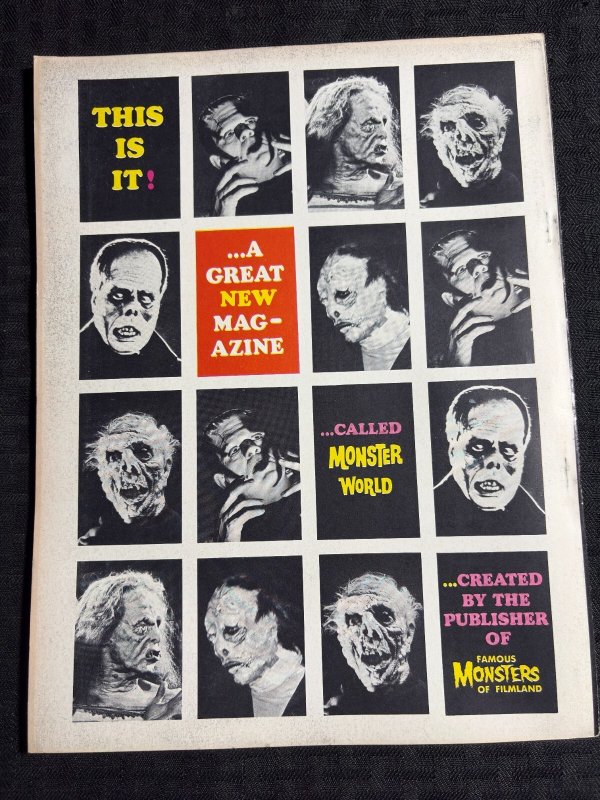 1964/65 MONSTER WORLD Magazine #1 & 3 FN+ 6.5 Curse of Frankenstein / Werewolf