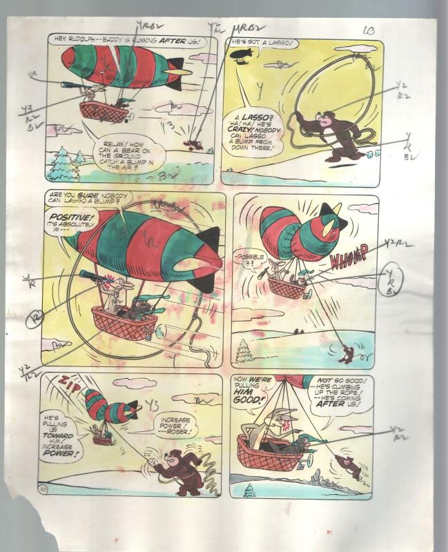 Rudolph The Red Nosed Reindeer Original Production Art-Page 10