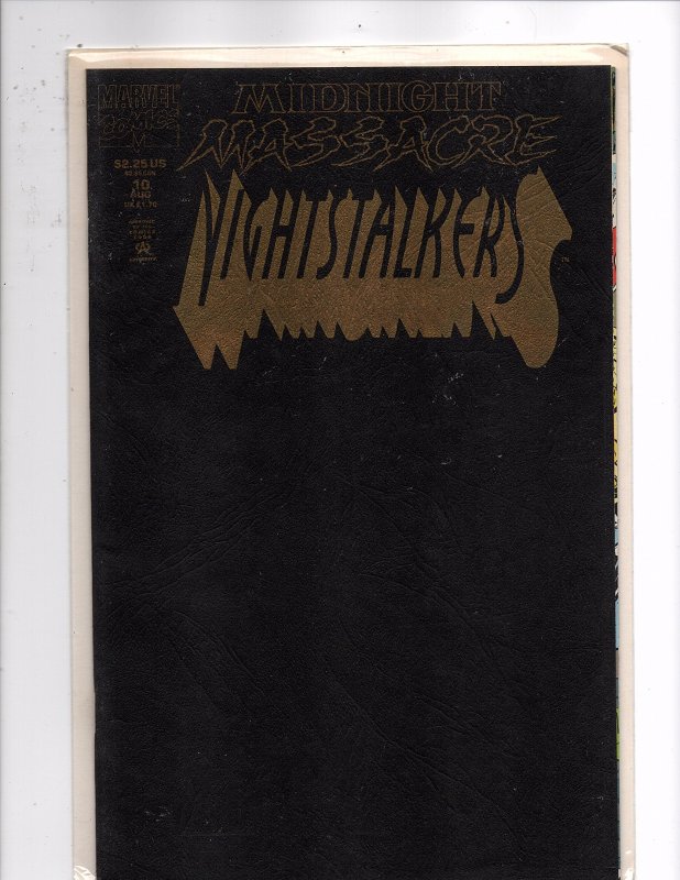 Marvel Comics Nightstalkers #10 Darkhold Envelope cover (Black Parchment) Cover