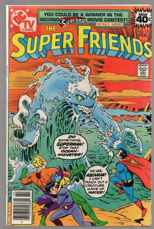 SUPER FRIENDS (1976-1981) 17 VG-F Feb. 1979 