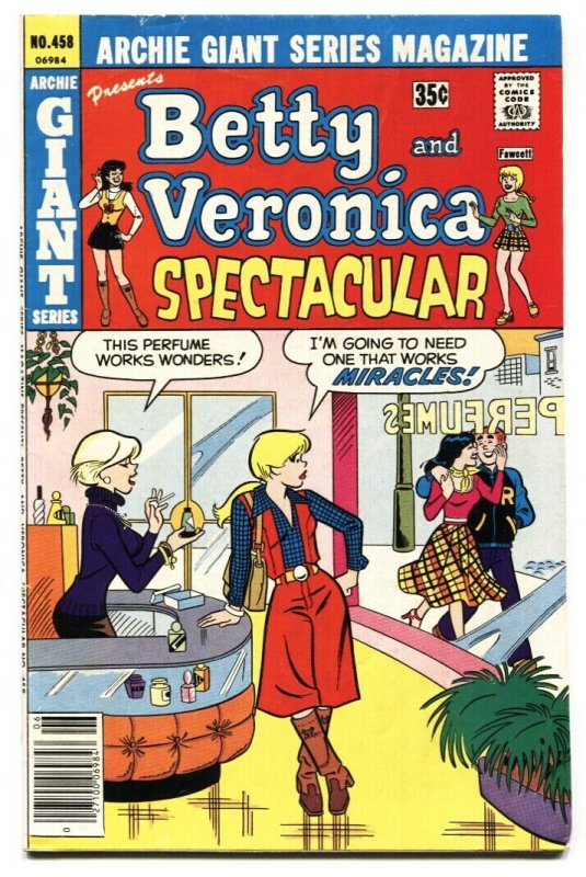 Archie Giant Series #458 1977 Betty and Veronica spectacular