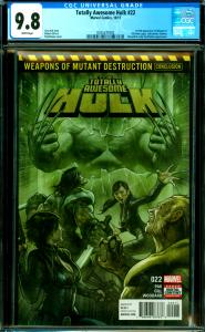 Totally Awesome Hulk #22 CGC Graded 9.8 1st Full Appearance of Weapon H