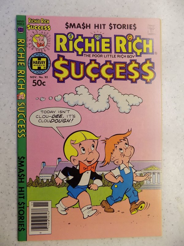 RICHIE RICH SUCCESS # 95 HARVEY CARTOON ADVENTURE FUNNY