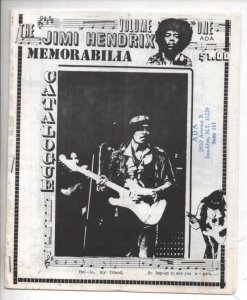 JIMI HENDRIX rare MEMORABILIA set, Catalog, Adverts, Offers, Fanzine, HTF, ADA