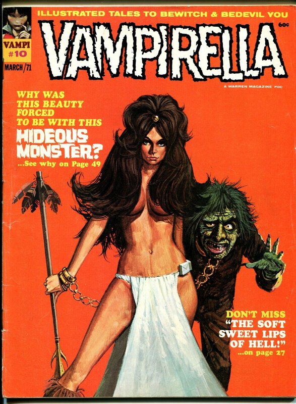 Vampirella #10 1971-Warren-horror-Neal Adams-Wally Wood-Brunner art-VG