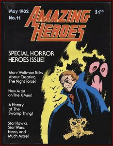 AMAZING HEROES 11 VF HORROR HEROES ISSUES,WARREN RETROS