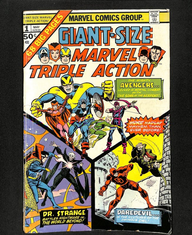 Giant-Size Marvel Triple Action #1