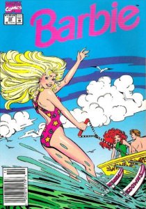 Barbie #22 (Newsstand) FN ; Marvel | Swimsuit Cover Water Skiing