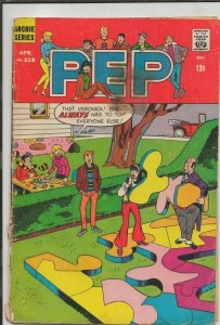 Pep #228 ORIGINAL Vintage 1969 Archie Comics