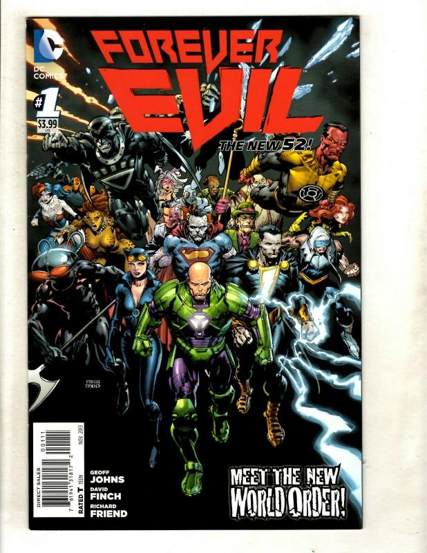 11 Comics Justice League Cry Justice 1 (2) 4 (2) 5 6 7 Forever Evil 1 3 4 7 MF16