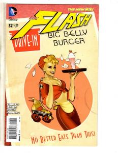 Flash # 32 NM 1st Print Bombshell Variant DC Comic Book Batman Killer Frost J303
