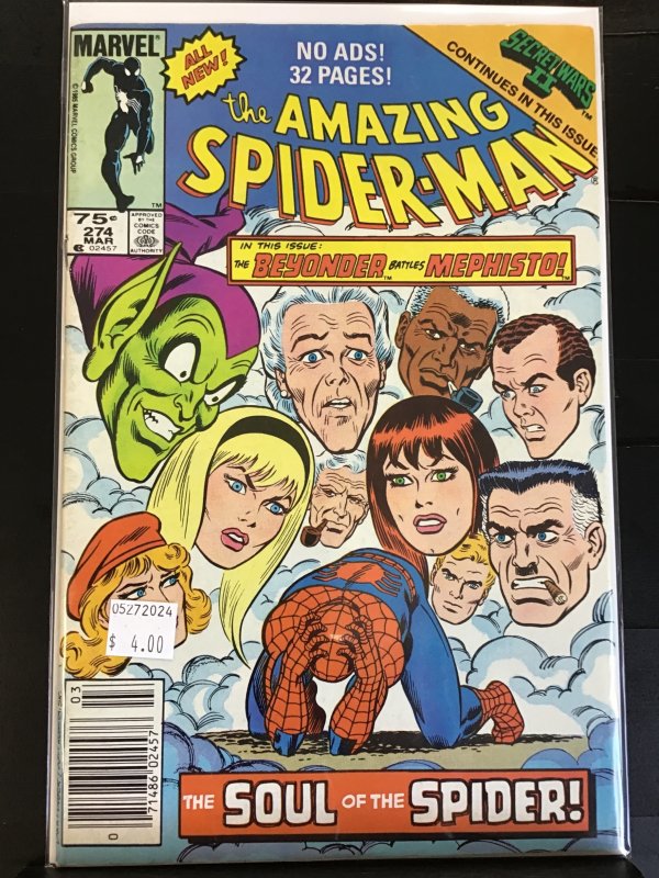 The Amazing Spider-Man #274 Canadian Variant (1986)