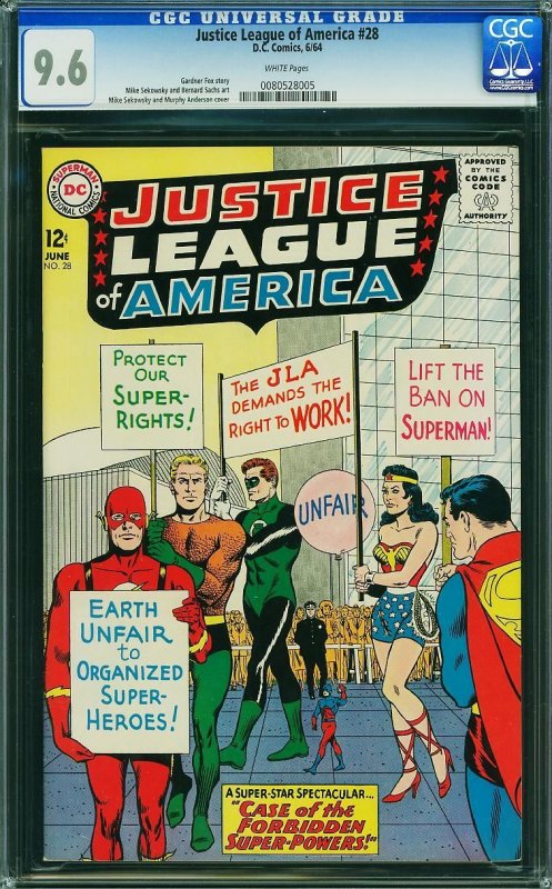 Justice League of America #28 (1964) CGC 9.6 NM+