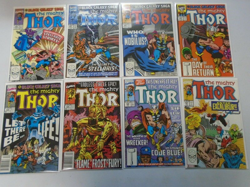 Thor comic lot 43 different from #401-450 8.5 VF+ (1989-92 1st Series)