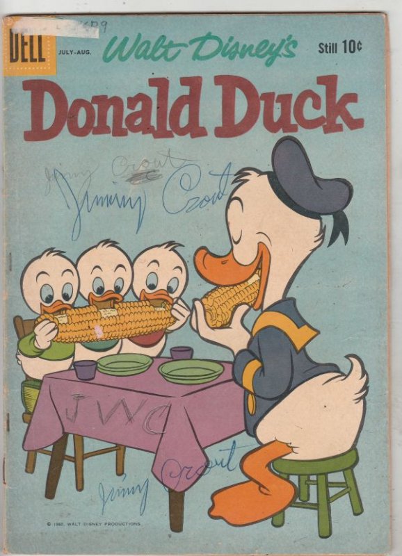 Donald Duck #72 (Jul-60) GD- Affordable-Grade Donald Duck