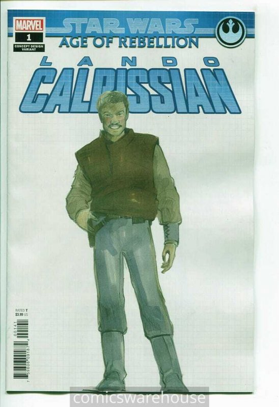 STAR WARS AOR LANDO CALRISSIAN (2019 MARVEL) #1 VARIANT CONCEPT NM BGPQMG