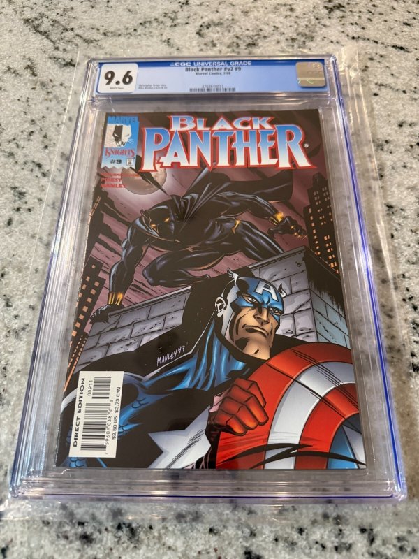 Black Panther # 9 CGC Graded 9.6 Marvel Comic Book Vol. # 2 1999 JH26