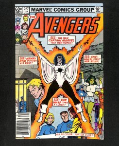 Avengers #227 Monica Rambeau joins!