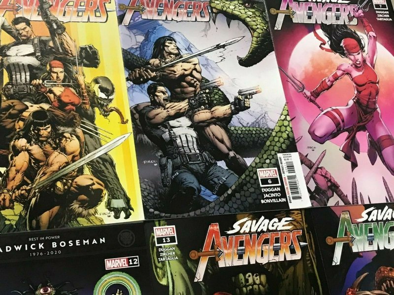 SAVAGE AVENGERS#2-14 VF/NM LOT (10 BOOKS) 2019 MARVEL COMICS 