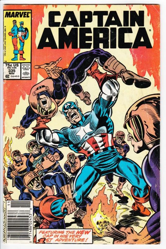 Captain America #335 (Marvel, 1987) VG