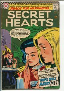 SECRET HEARTS #113 1966-DC-REACH FOR HAPPINESS SERIES-vg