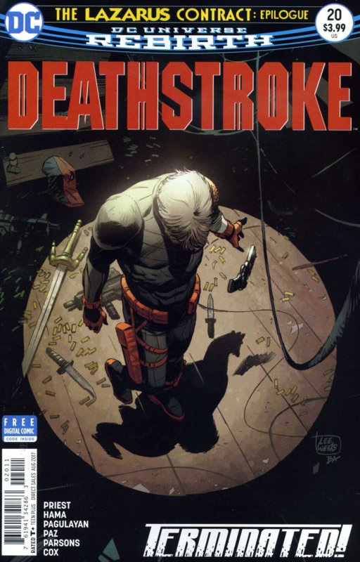 Deathstroke (3rd Series) #20 VF/NM ; DC | Lazarus Contract Epilogue