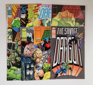 *Savage Dragon v1 1-3, v2 1-5, 8 books total! High Grade