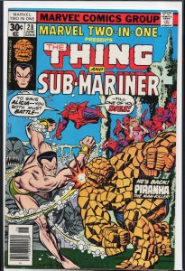 Marvel Two-in-One #28 (1977) Namor the Sub-Mariner