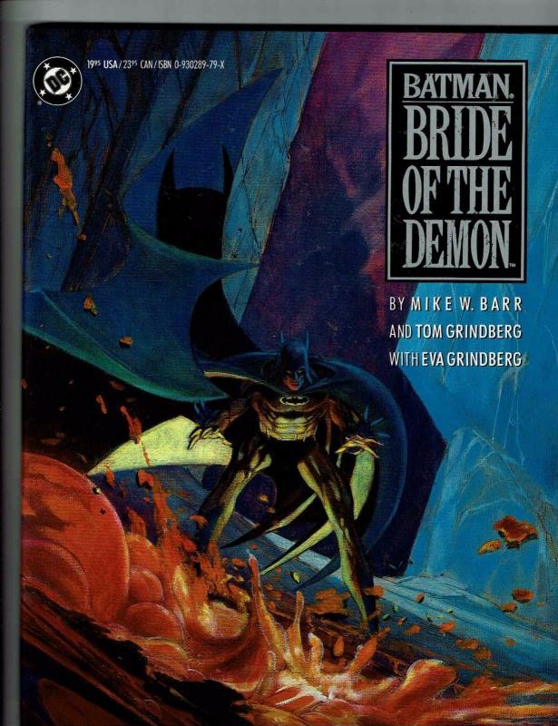 Batman Bride Of The Demon HARDCOVER DC Comic Book 1st Print Graphic Novel S73