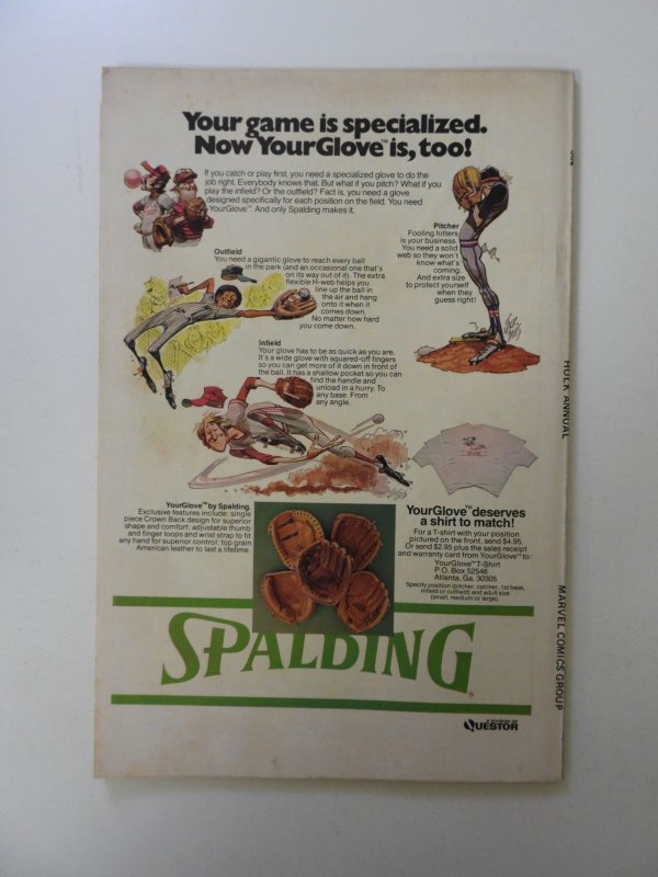 The Incredible Hulk Annual #5 (1976) 2nd appearance of Groot FN/VF condition